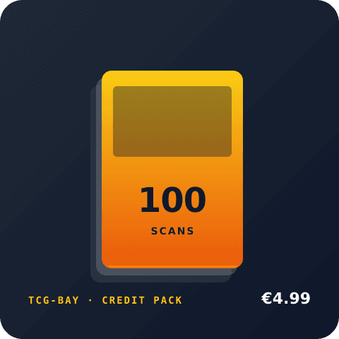 100 card credit pack — €4.99