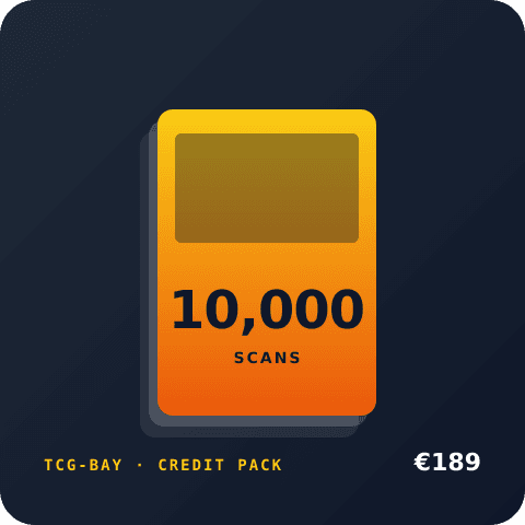10,000 card credit pack — €189